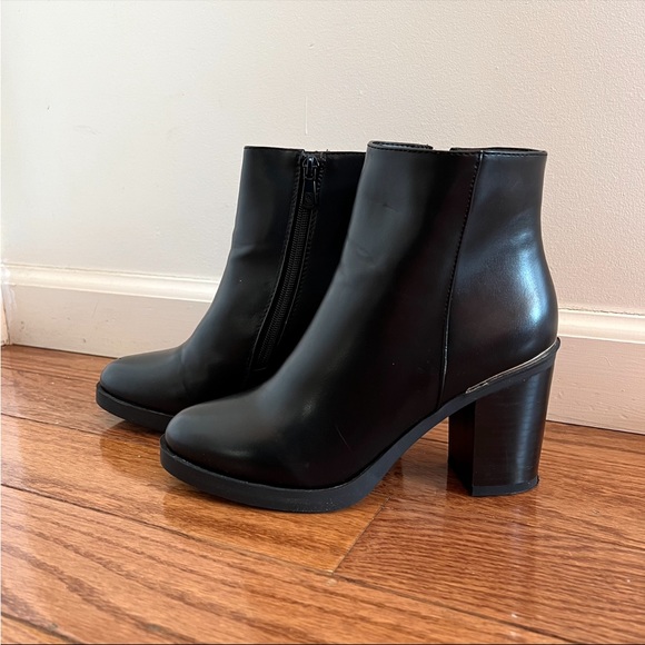 ASOS/RAID black heeled ankle boots - Picture 6 of 14